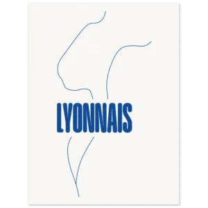 Affiche Lyon  Entre Rhône et Saône - Lyonnais